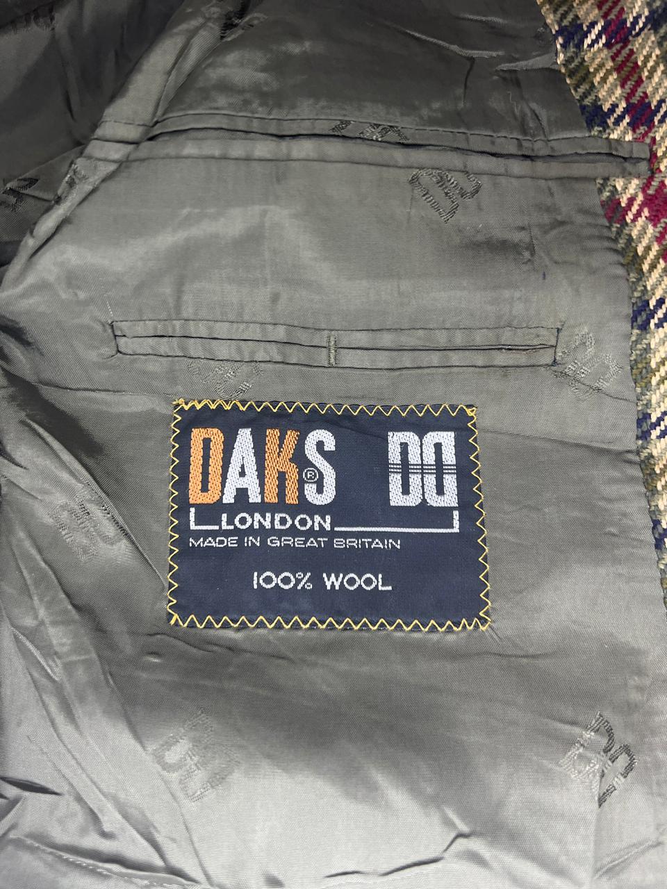 Vintage Daks DD London Multi-Checks Jacket Blazer