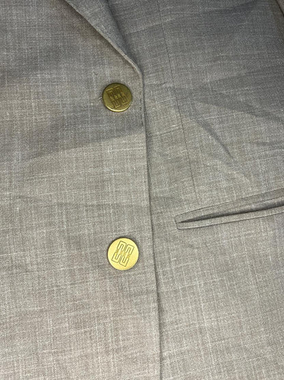 Vintage Daks DD London Beige Suit Jacket Blazer 42R