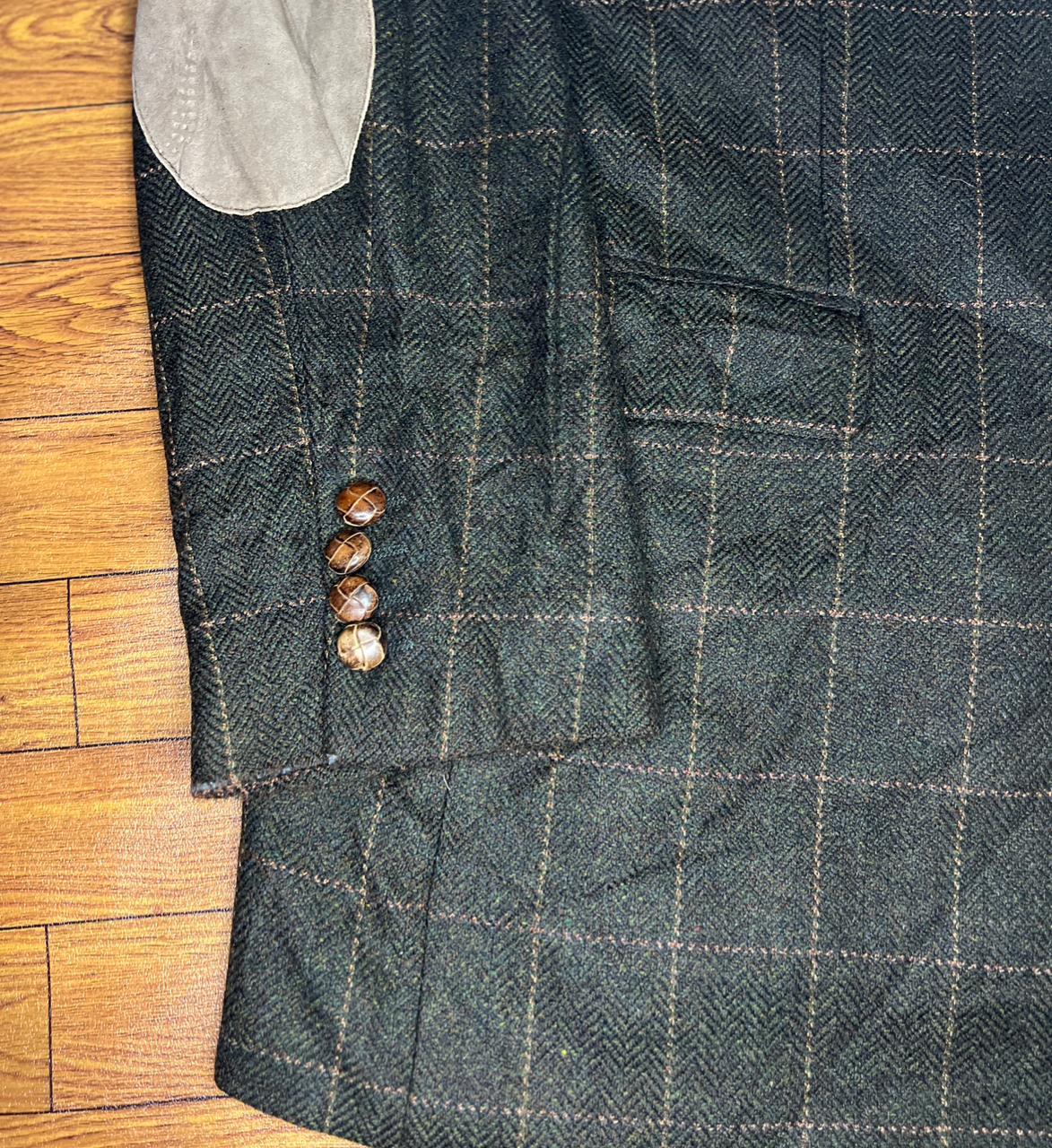 Barbour Mens Blazer Sports Jacket Check Wool  Size-54