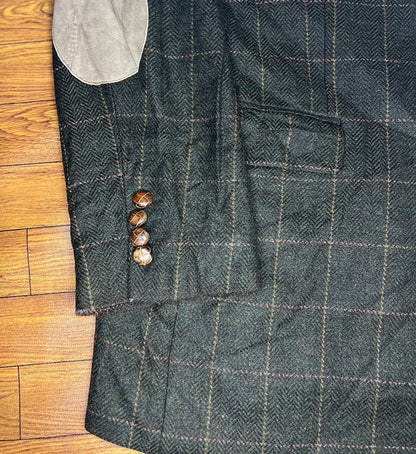 Barbour Mens Blazer Sports Jacket Check Wool  Size-54