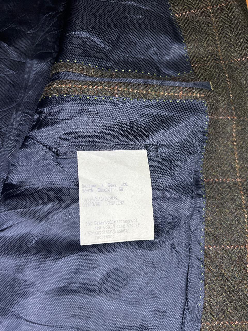 Barbour Mens Blazer Sports Jacket Check Wool  Size-54