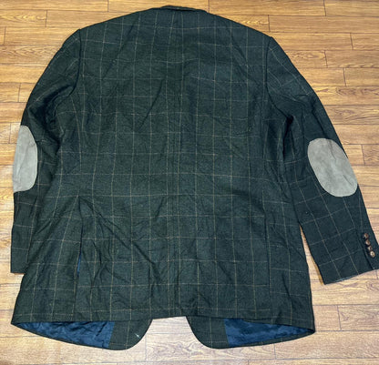Barbour Mens Blazer Sports Jacket Check Wool  Size-54