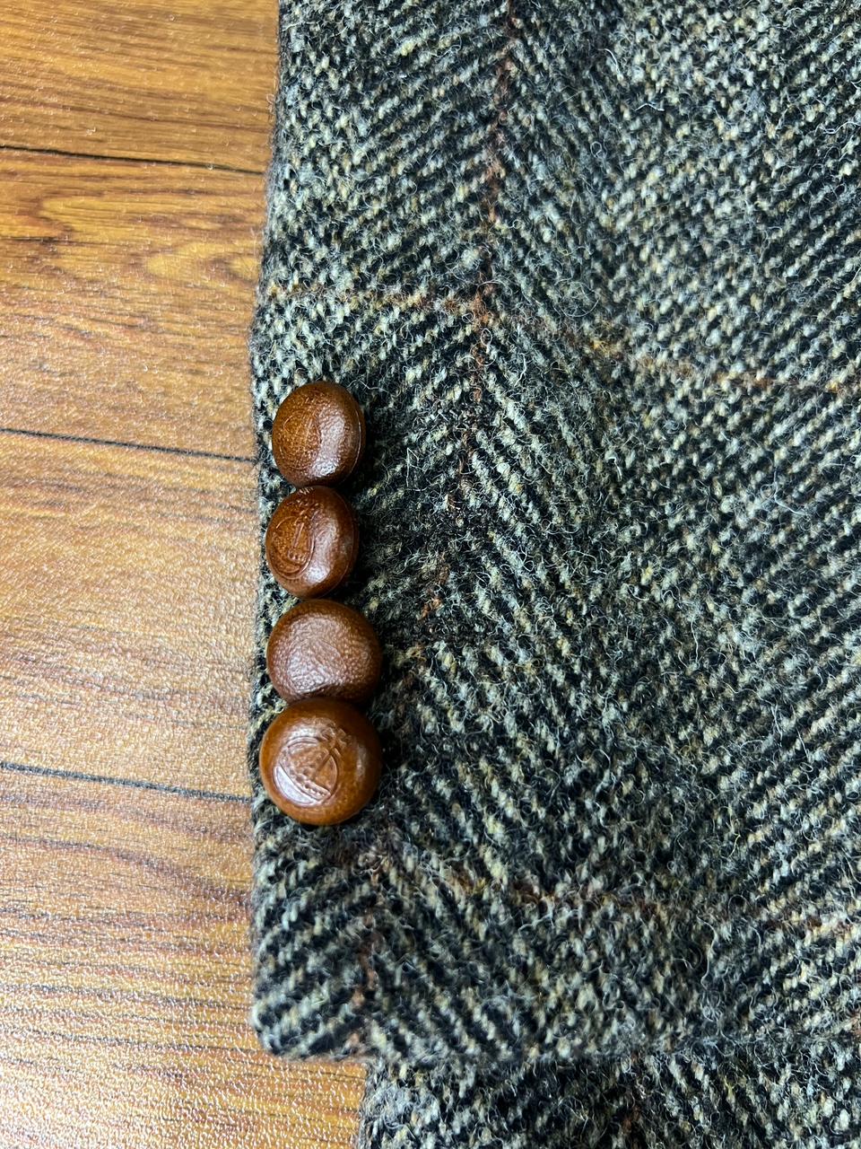 VINTAGE Harris Tweed Mario Barutti Wool Blazer Jacket R40