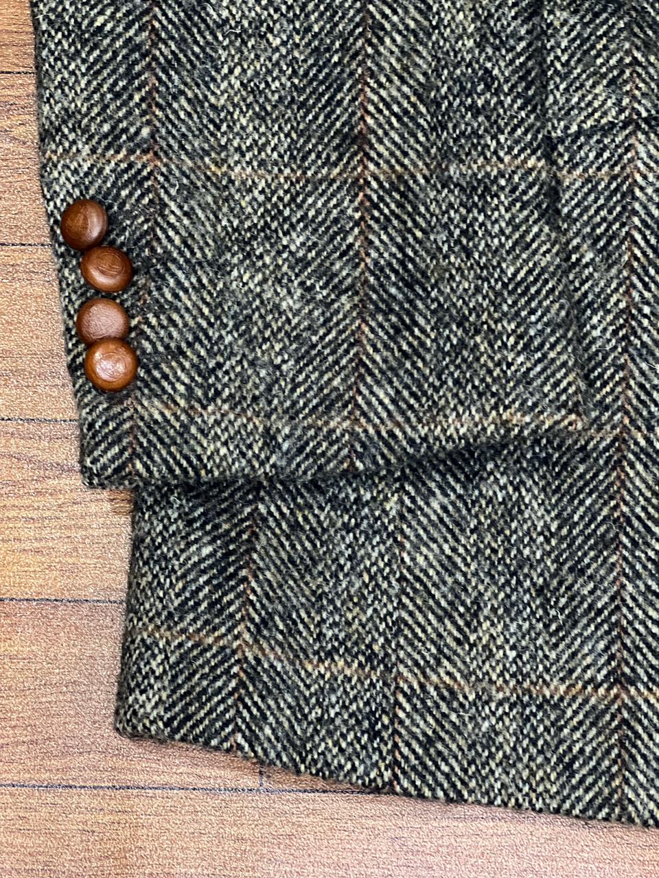 VINTAGE Harris Tweed Mario Barutti Wool Blazer Jacket R40