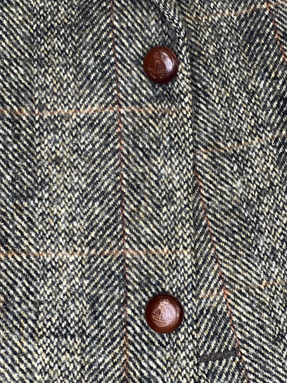 VINTAGE Harris Tweed Mario Barutti Wool Blazer Jacket R40