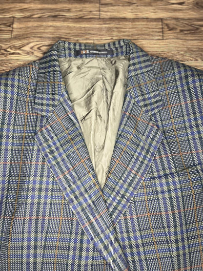 DAKS DD  Multi colour Check light Green Base Blazer Jacket Size - R40