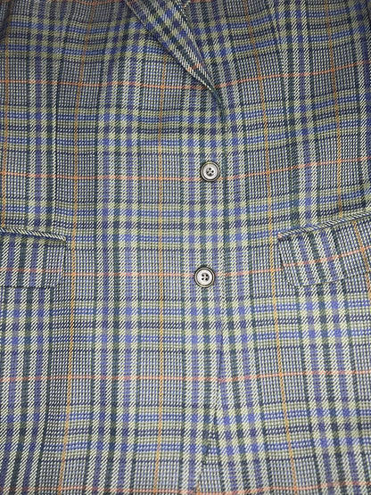 DAKS DD  Multi colour Check light Green Base Blazer Jacket Size - R40